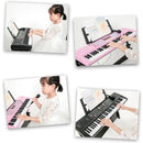 Piano Digital USB com 61 Teclas - Teclado Profissional Infantil, Piano Eletrônico Portátil, Brinquedo para Crianças, Órgão Eletrônico Instrumento Musical