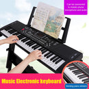 Piano Digital USB com 61 Teclas - Teclado Profissional Infantil, Piano Eletrônico Portátil, Brinquedo para Crianças, Órgão Eletrônico Instrumento Musical