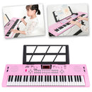 Piano Digital USB com 61 Teclas - Teclado Profissional Infantil, Piano Eletrônico Portátil, Brinquedo para Crianças, Órgão Eletrônico Instrumento Musical