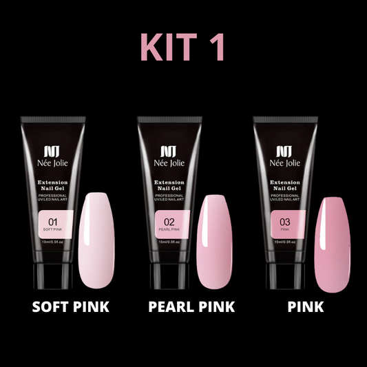 LuxGel - Née Jolie Alongamento Fácil de Unhas (Kit Completo ORIGINAL)
